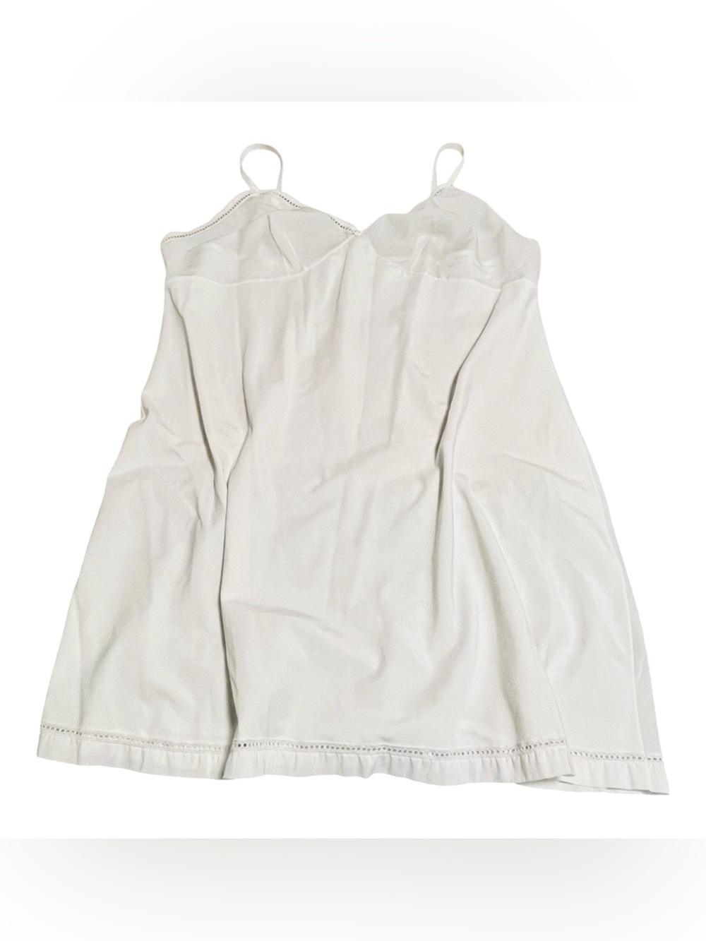 Vintage V-Neck Slip Dress Camisole Pin Up Bridal Cottage Prairie Coquette Fairy
